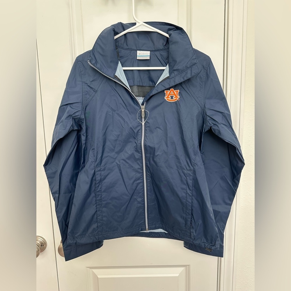 Women’s Columbia Auburn University Tigers Windbreaker Zip Up Jacket Size M